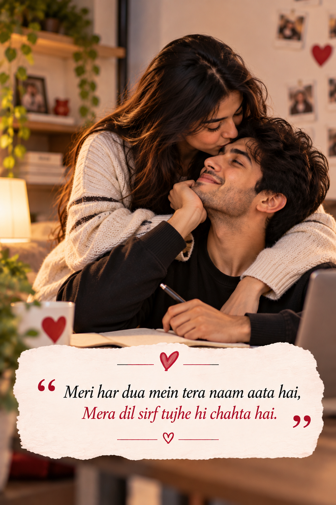 2 Line Love Shayari in English for Boyfriend
