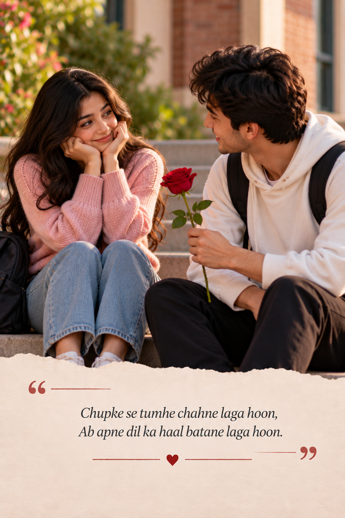 2 Line Propose Shayari in English