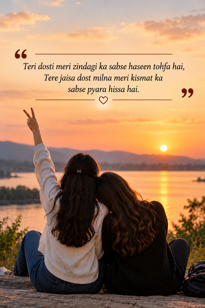 Best Friend Shayari in English 2 Line