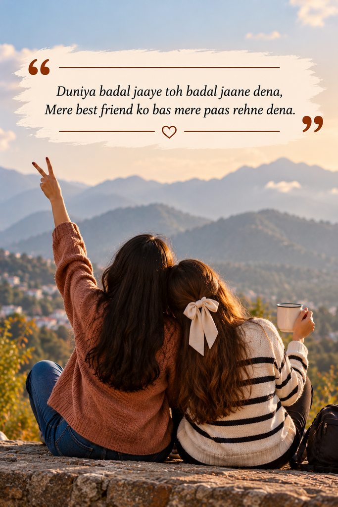 Best Friend Shayari in English 2 Line