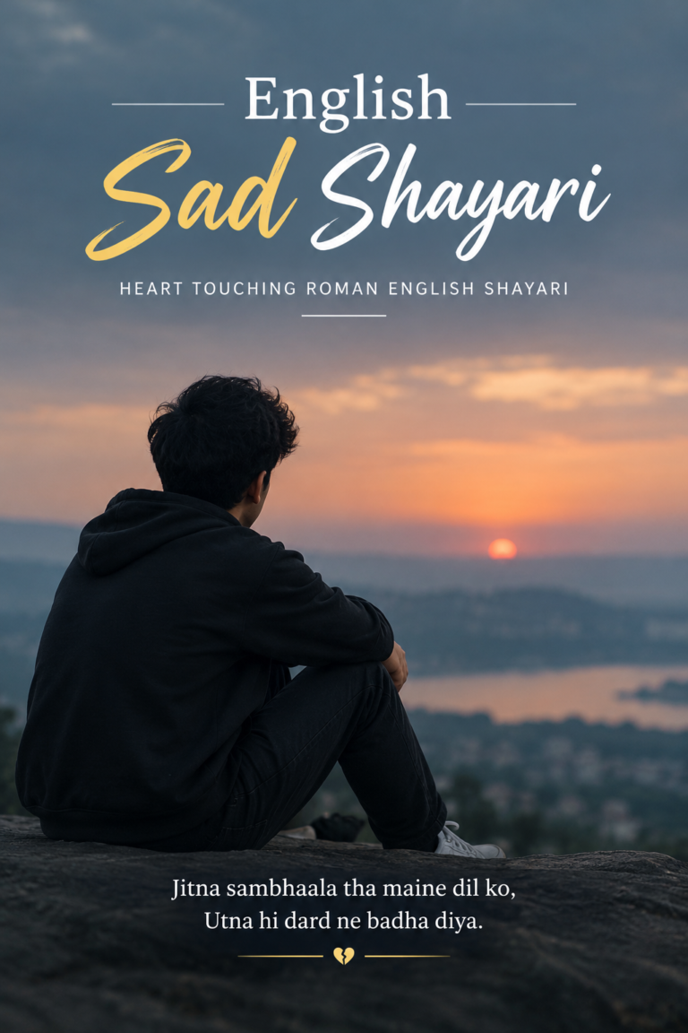 200+ English Sad Shayari in Roman English – Heart Touching 2 Line Shayari