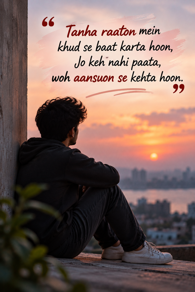 Feeling Alone Sad Shayari in English