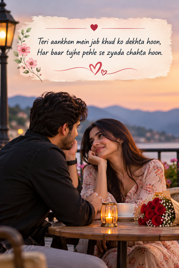 Heart Touching 2 Line Love Shayari in English