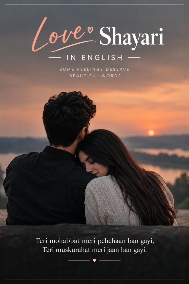 Love Shayari in English 2 Line