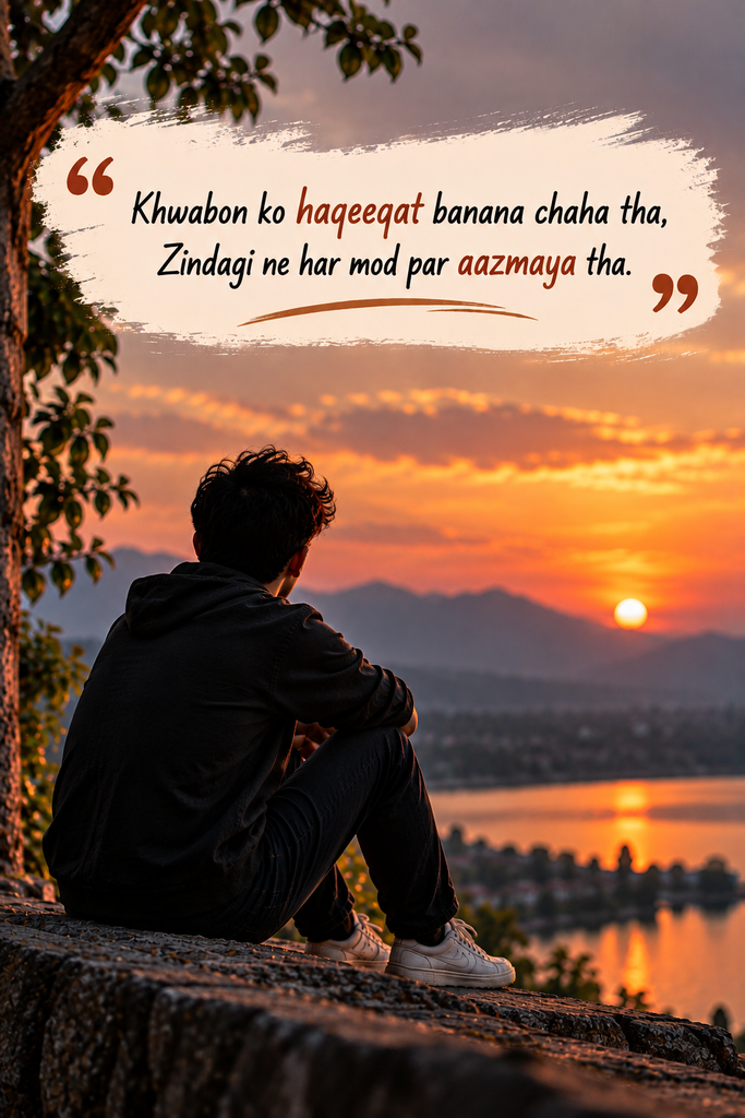 Sad Shayari 😭 Life 2 Line English in Hindi