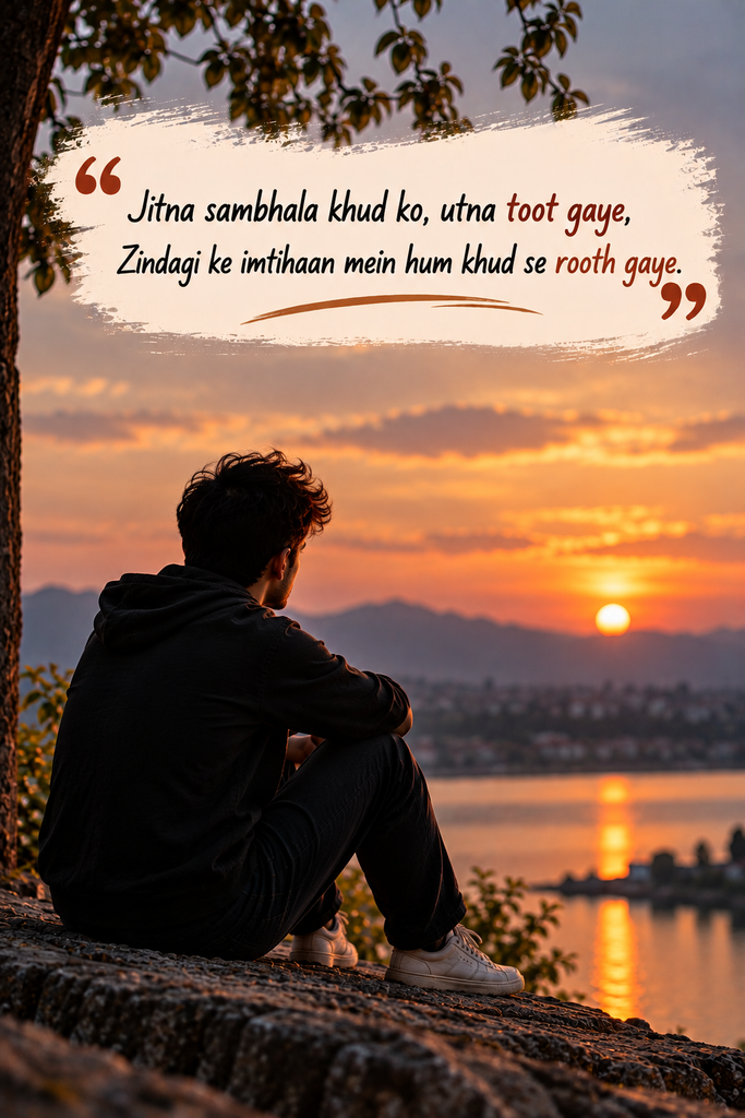 Sad Shayari 😭 Life 2 Line English in Hindi