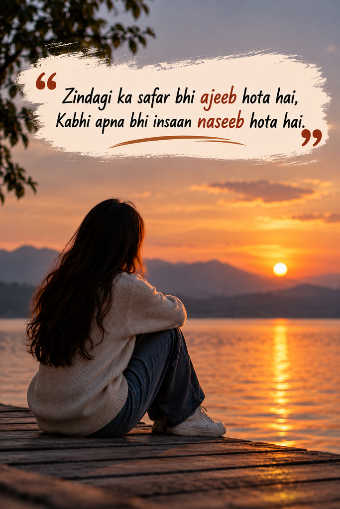 Sad Shayari 😭 Life 2 Line English in Hindi